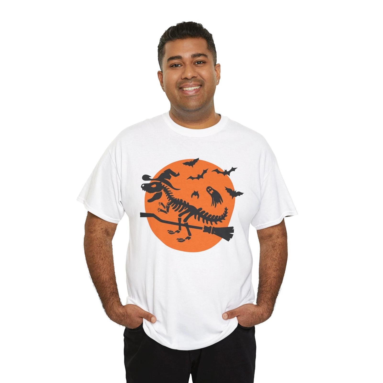 Magical Realm T-Shirt | Trex Skeleton Witch Kids Shirt 3XL