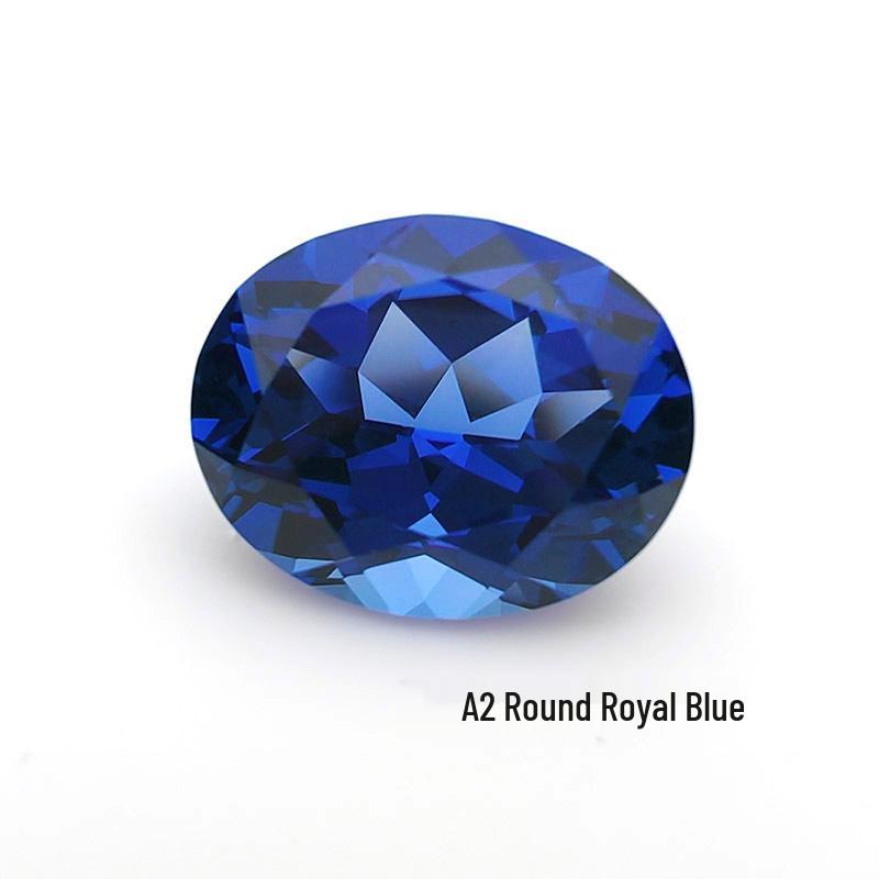 Oval Lab-Grown Royal Blue Sapphire (2*3-13*18mm)