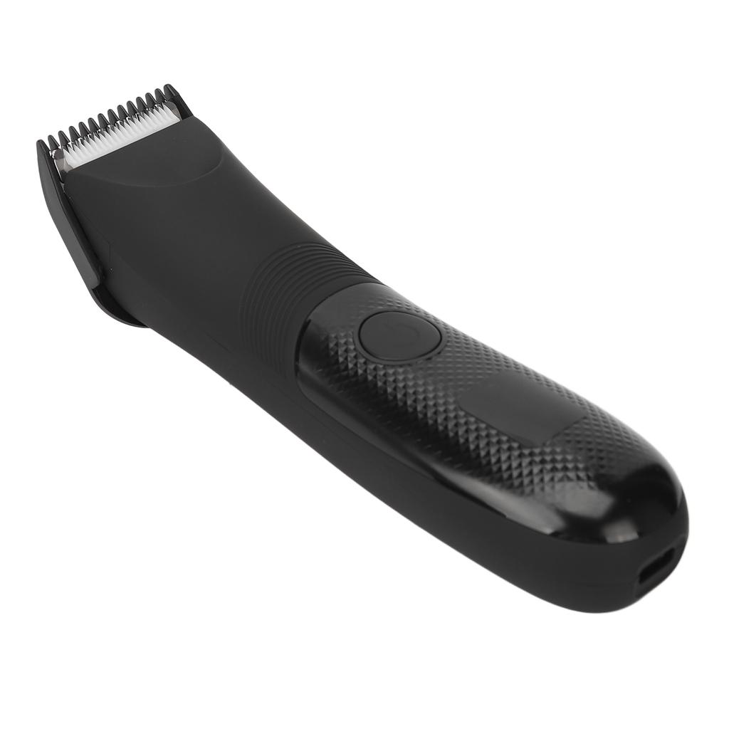 Electric Body Hair Clipper Ceramic Cutter Head USB Rechargeable Body Hair Trimmer for Men