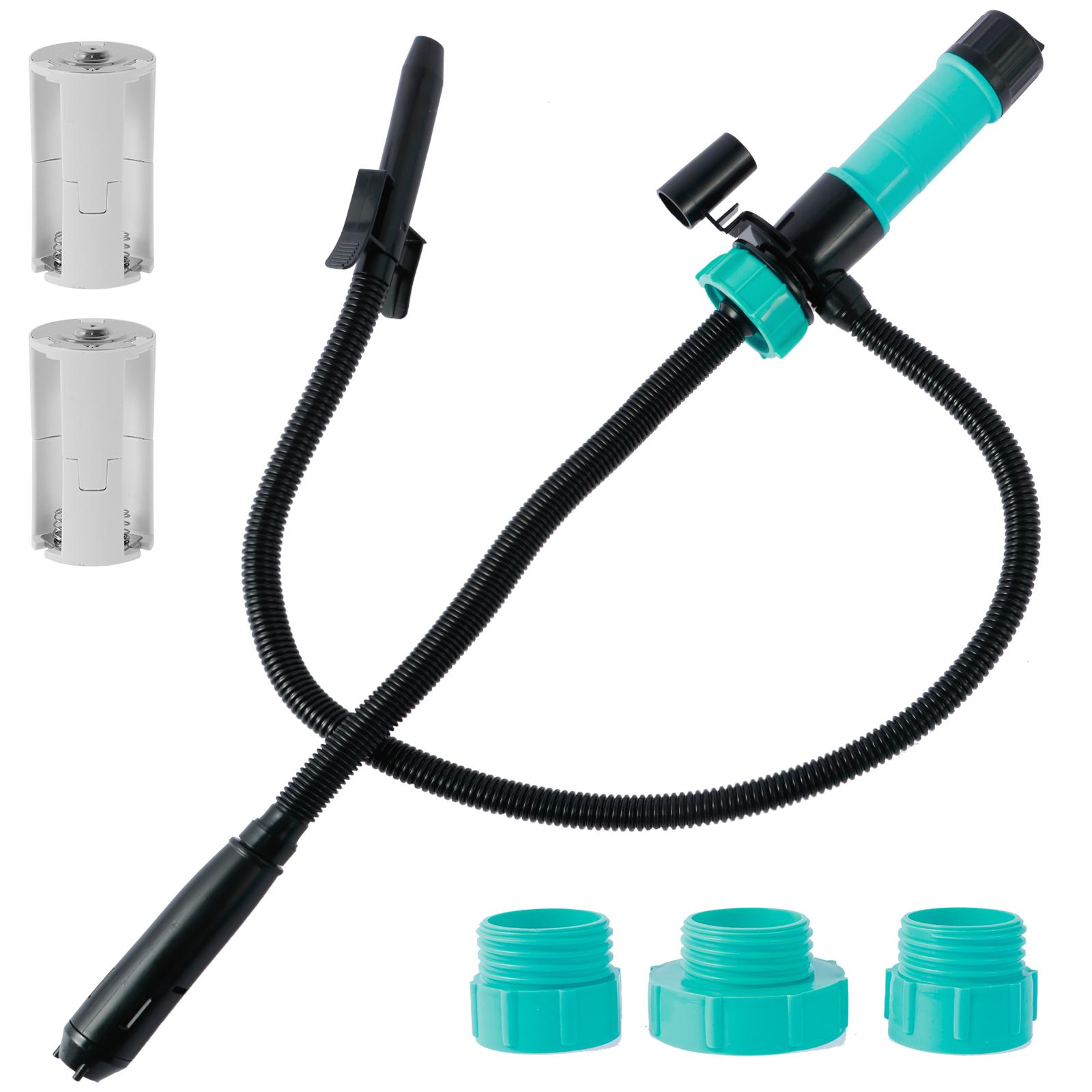 

Насос для перекачки жидкости 2,4 галлона в минуту, насос для перекачки дизельного топлива с 3 адаптерами, работающий от аккумулятора, герметичный насос для перекачки топлива синий