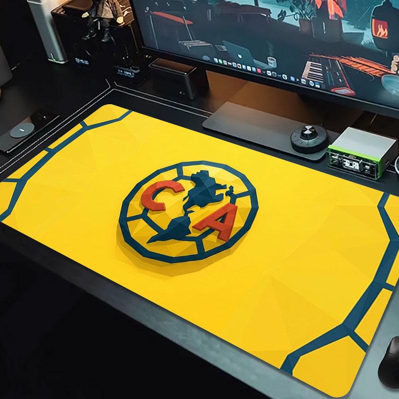 Club America Large Size Mouse Pad Large Gaming Table Cushion Non-slip Laptop Tablet Big Mousepad XXL Mat Mini PC Playmat With Lock edge