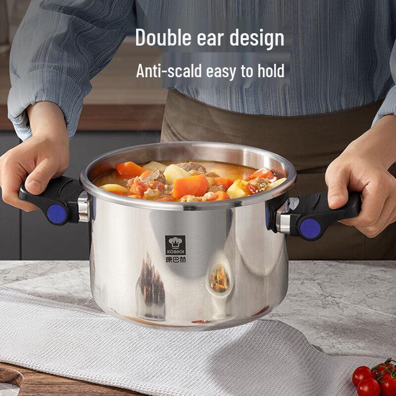 KOBACH 3-Ply Stainless Steel Pressure Cooker