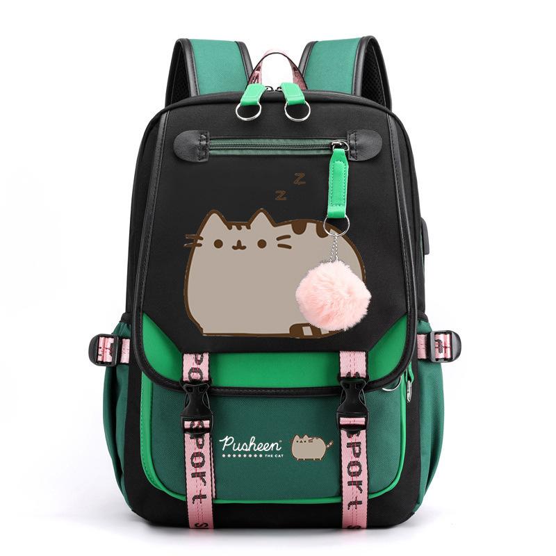 Cartoon Cute Printed School Bag Outdoor Travel Oxford Cloth Backpack
