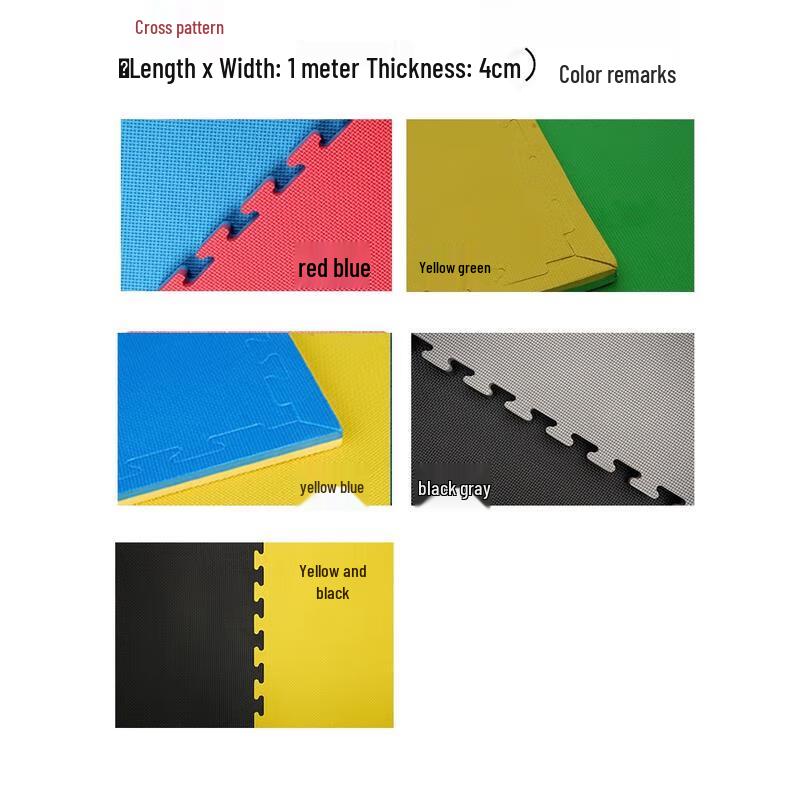 Professional Cross Pattern Taekwondo Mat
