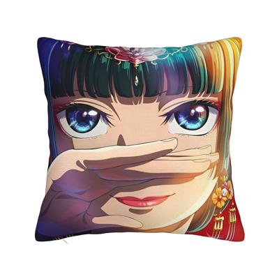 Maomao Anime Kissenbezug Polyester Kissenhülle Dekoration The Apothecary Diaries Kissenhülle Bezug Sofa Quadratisch 40*40cm
