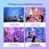 Bluetooth Aurora Projektor: Sternenhimmel & Wasserwellen Laserlicht für Schlafzimmeratmosphäre