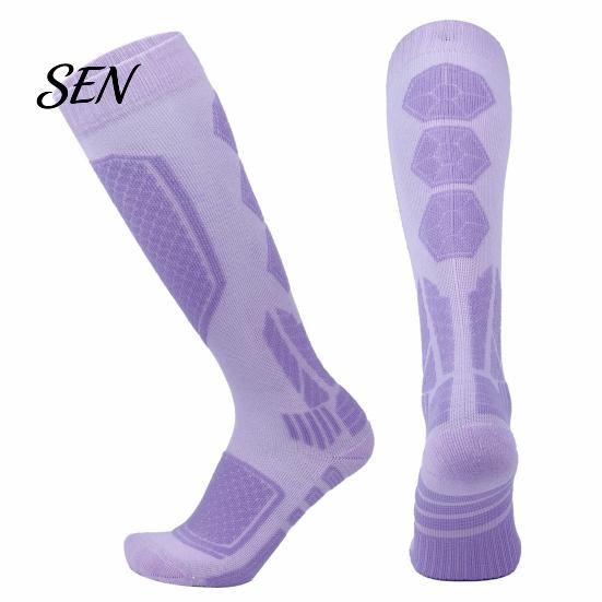 Thermal Snow Socks for Outdoor Activities Cotton Ski Women, Compression Snowboard Socks, Thickened Warm Winter Sports Breathable Anti-Slip Skiing and