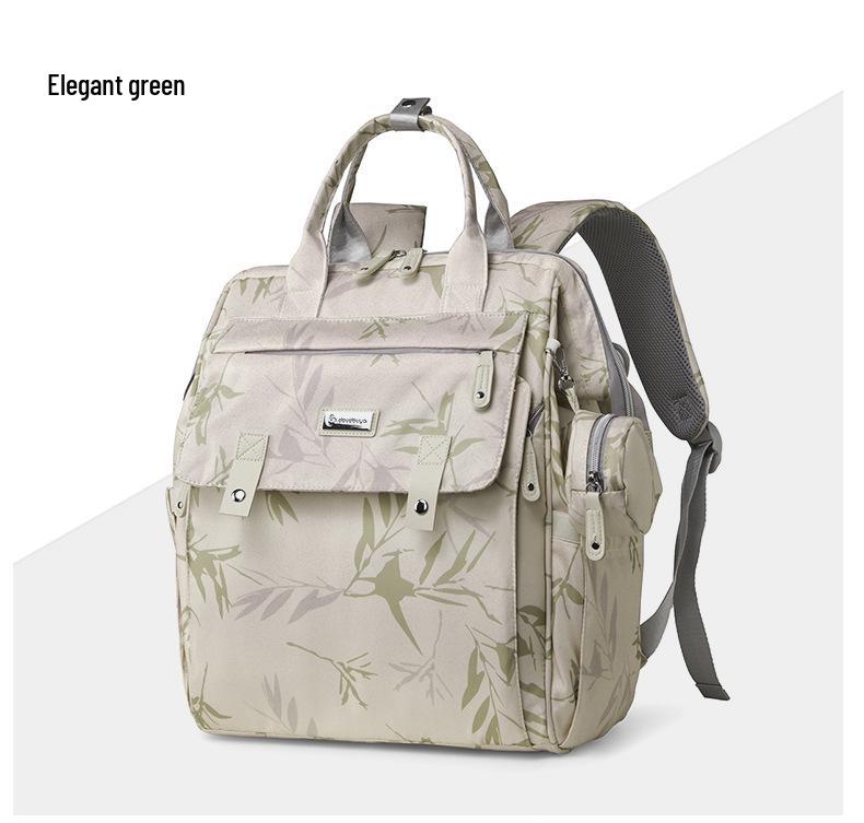 New Large Capacity Mother & Baby Casual Backpack - Fashionable & Portable Double Shoulder Mummy Bag