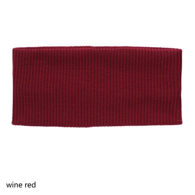 Elastisches einfarbiges Stirnband für Damen und Herren Haarband Laufen Fitness Sport Yoga Stirnbänder Gewebtes Stirnband Zubehör