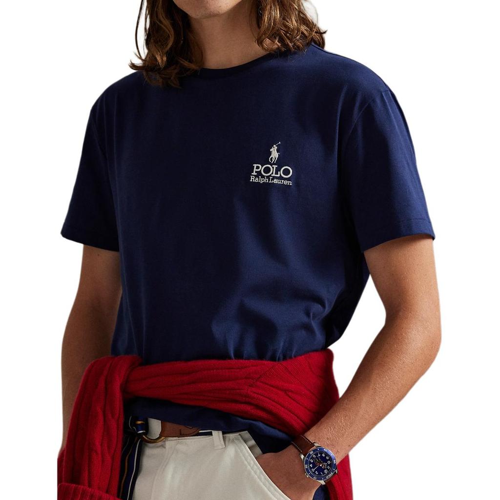 Polo Ralph Lauren Plain Knit Short Sleeve T-Shirt Classic Edition Men Tops MNPOTSH1N823077-410