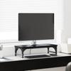 Monitor Stand Black Oak Effect 55 x 23 x 14 cm