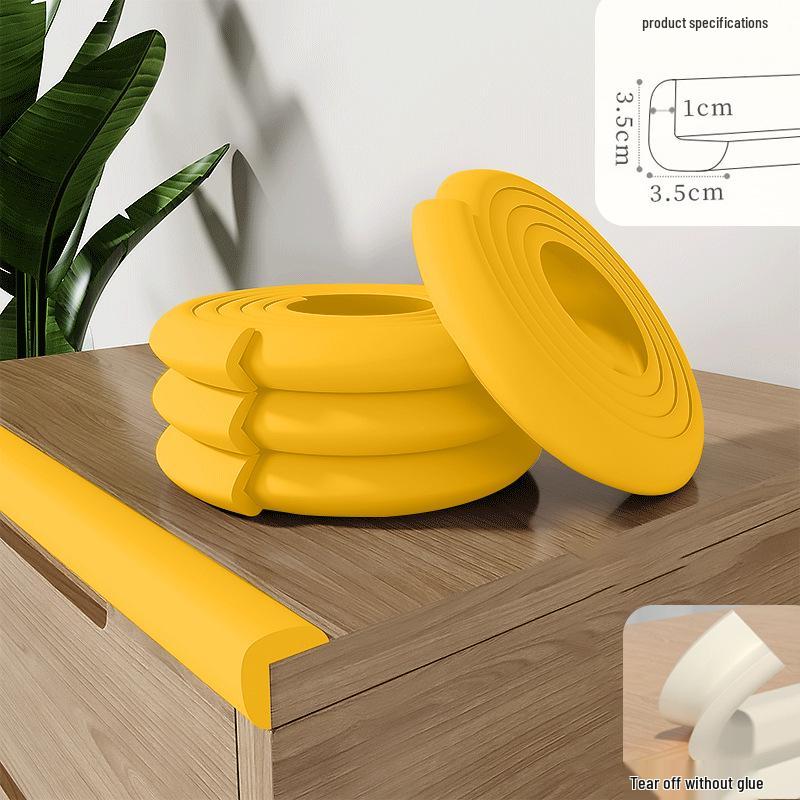 Soft Foam Edge and Corner Anti-Collision Protection Strip for Table, Window, Door, and Sill