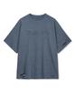 Mattengkim Distressed Logo Top In Smoke Blue