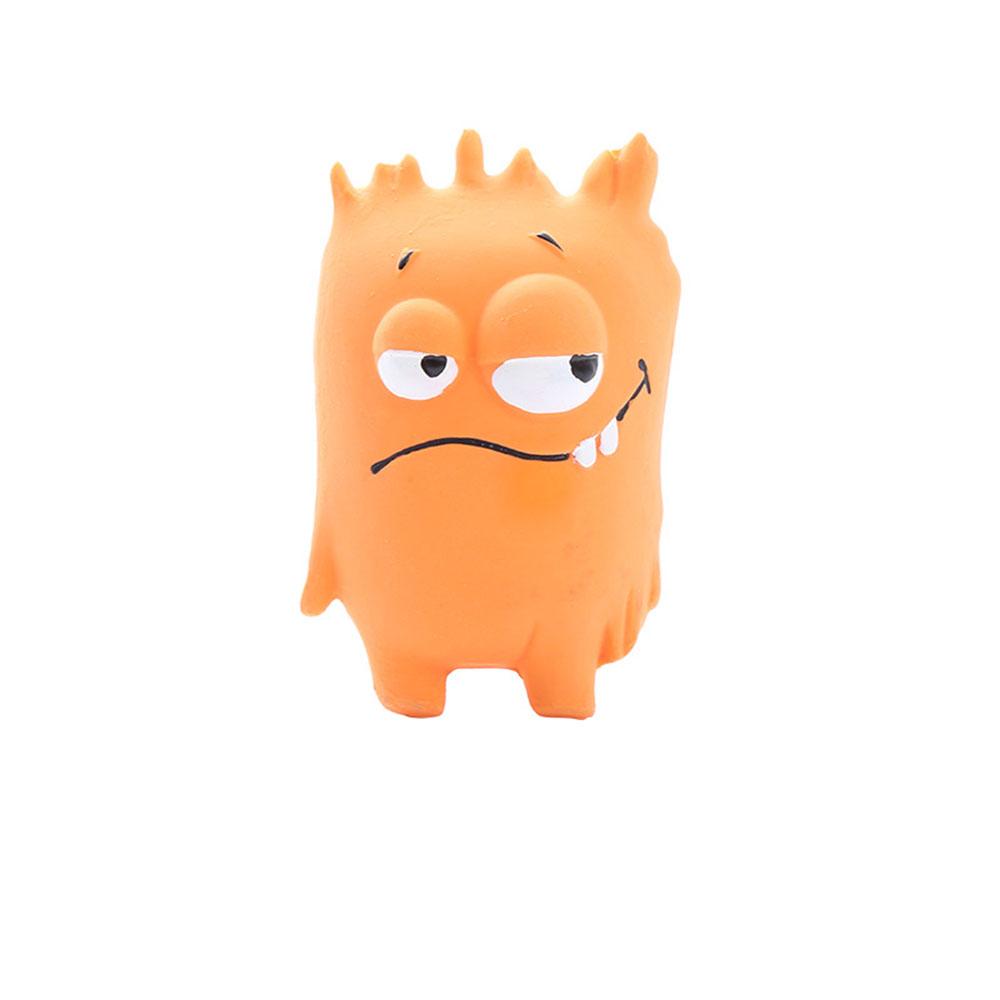 

Dog Toy: Big-Eyed Monster Shape Chew Toy, Durable Pet Plaything for Dogs - Interactive Puppy Chewing Supplies помаранчевий