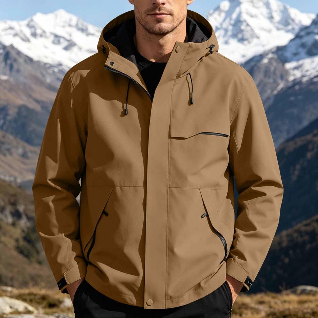 Men's Lightweight Outdoor Jacket Windproof for Spring and Fall Hiking
