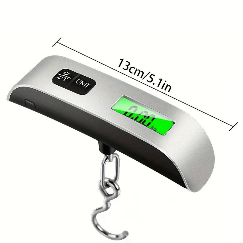 Precision Digital Luggage Scale Compact Portable Travel Scale with Backlit LCD Display Easy-to-Read Weight Auto Zero Tare
