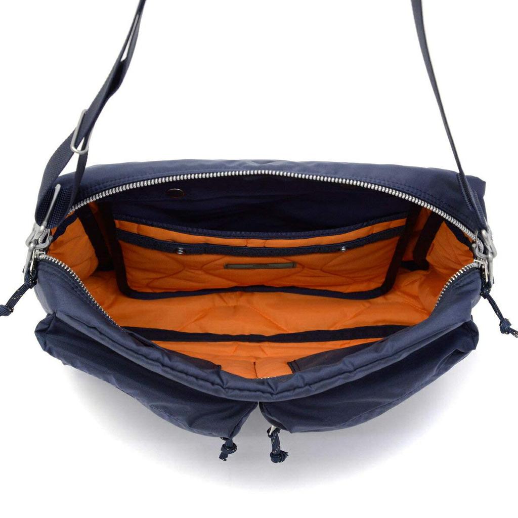 Porter Force Horizontal Shoulder Bag (Navy)
