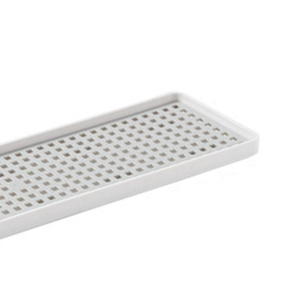 Double Tier Draining Tray Hollow Draining Tableware Tray Drain Holder Tableware Drying