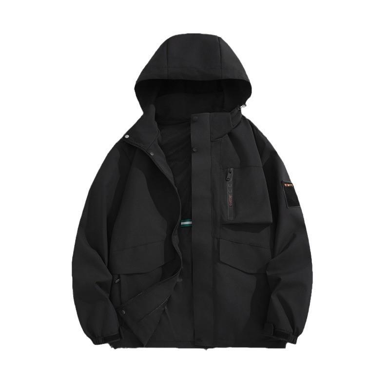 Lightweight Windproof Waterproof Hiking Jacket Men Women Outdoor Climbing Coat Loose Fit
