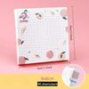 80 Pcs/pack Kawaii Animals and Fruits Sticky Notes Memo Pad To Do List Cute Journaling Supplies Planner Sticker Deco