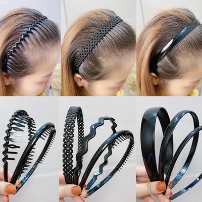 New Women Black Basic High Elasticity Headbands Wash Face Hair Holder Hairbands For Girls Hair Bands Fashion Hair Accessories