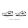 Jordan Air Jordan 1 Cow Leather Abrasion Resistant Low top Skateboard Shoes Unisex Gray 553558-165(team1954-)
