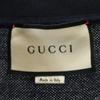 GUCCI made in Italy Short sleeve Polo shirt L dark blue Fawn Women Used