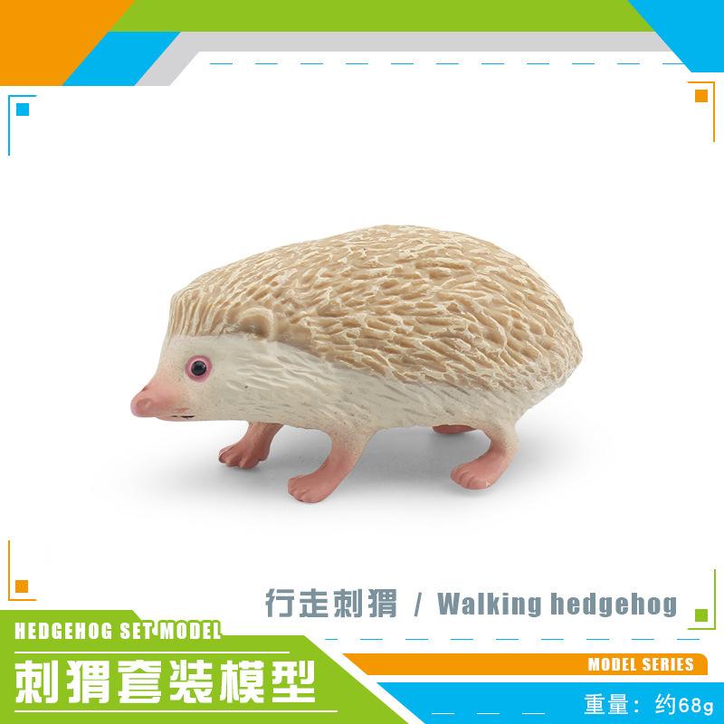 Simulated Forest Animals 8 Hedgehog Models Hedgehog Rat Melon Stealing Badger Static Animal Toys