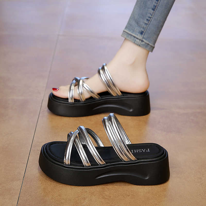 Fashion Round Foot Super Lightweight Sandals On The Post Sneakers Slippers Shoes Women's Sabdalia Sports Cheaper Stylish Lux