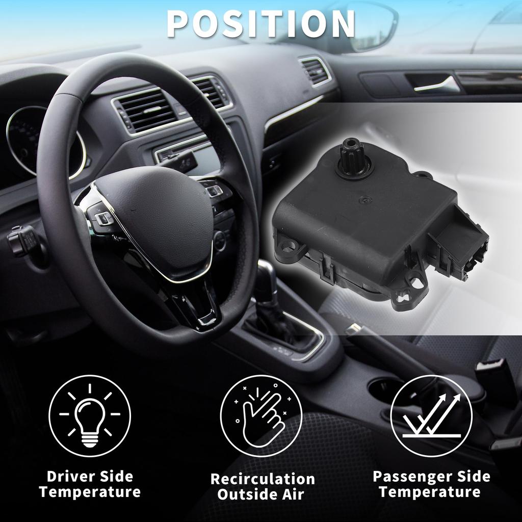 TUCKBOLD Fits Ford HVAC Heater Blend Air Door Control Actuator Replacement for Taurus Durable