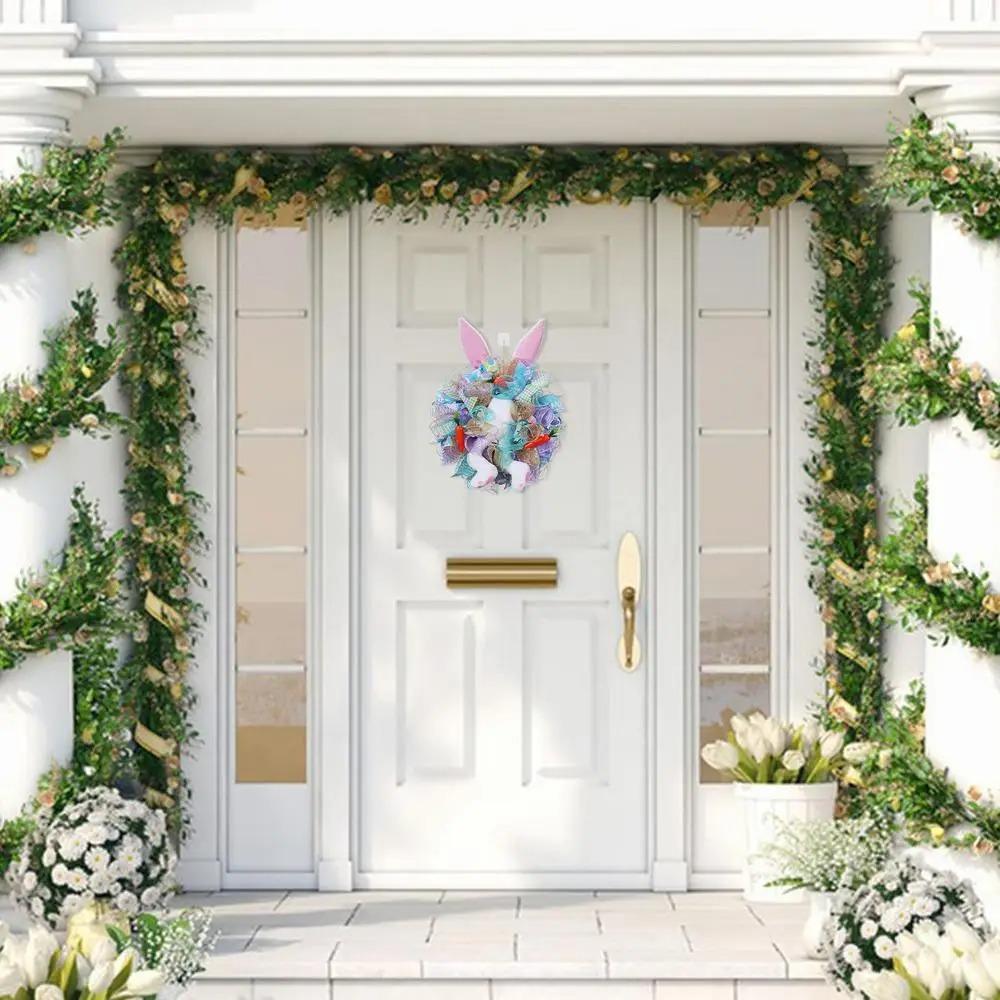 Handmade Easter Bunny Door Hanging Spring Front Door Hanging Garlands  Party Favors