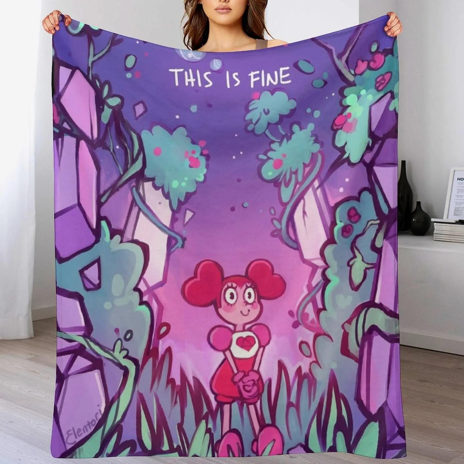 This is Fine Throw Blanket No Pilling Soft Warm Blanket for Bed 102x76cm(40x30in)