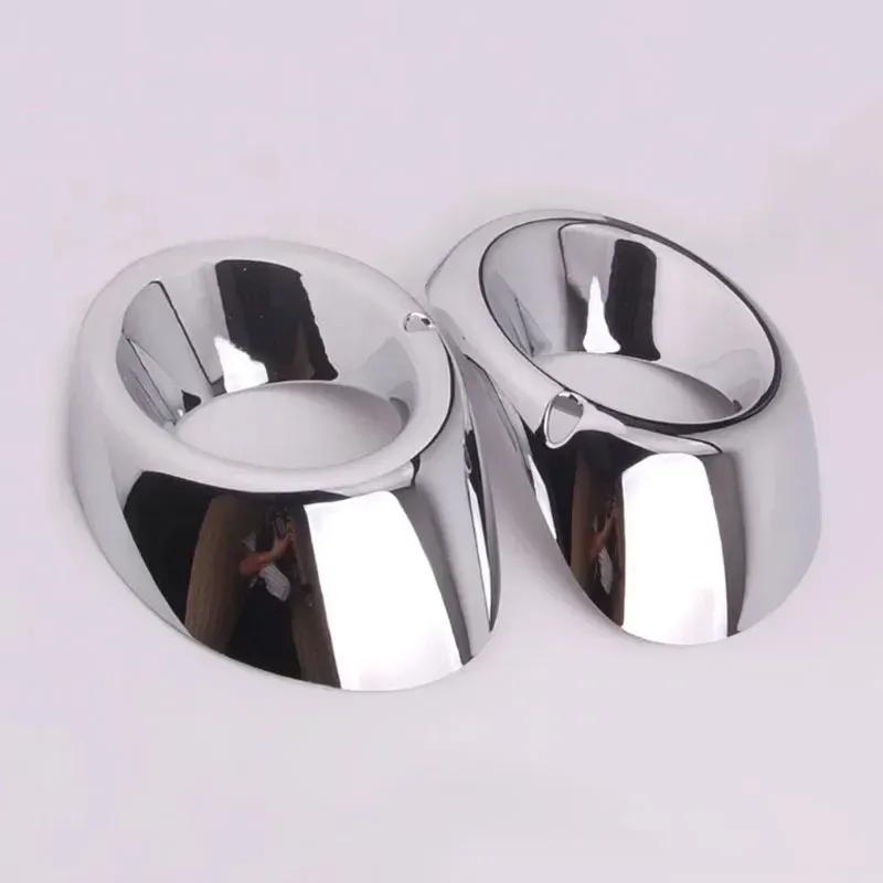 For Mitsubishi Outlander 2013 -2015 ABS Chrome Front Fog Light Fog Lamp Cover Trim Protector Decoration Car Accessories