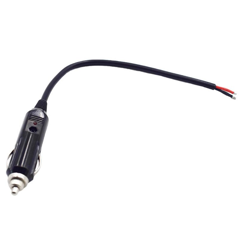 1 szt. 15 cm 12V-24V Samochodowy 10A Męski zapalniczka samochodowa Gniazdo LED Wtyczka Złącze Adapter