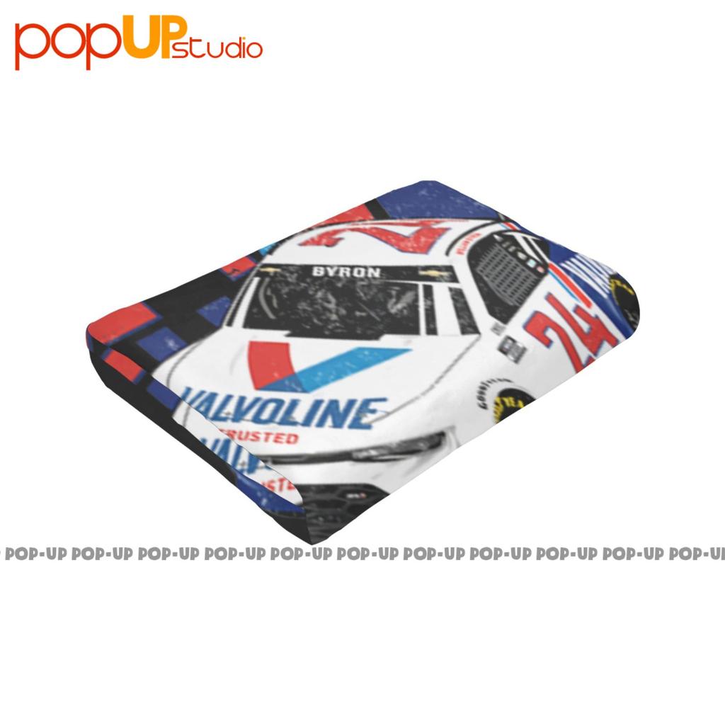 2021 #24 William Byron“ Valvoline Darlington Throwback“T-Large Sd Ship Ultra-Soft Blanket Quilt Winter Sofa Cover Bed Covers