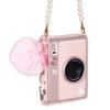 Durchsichtiges Rosa Sofortbildkamera-Gehäuse Schutzhülle für Fujifilm Instax Mini EVO Fotoausrüstung