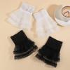 Lace Ruffled Wrist Fake Sleeves Cuffs Costume Accessory Lace Cuff Fashion Sweater Cuffs  Wedding