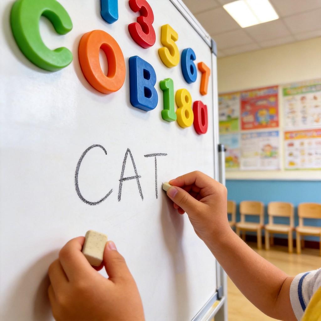 Magnetic Literacy Labels With Pinyin And Letters For Classroom And Home Learning
