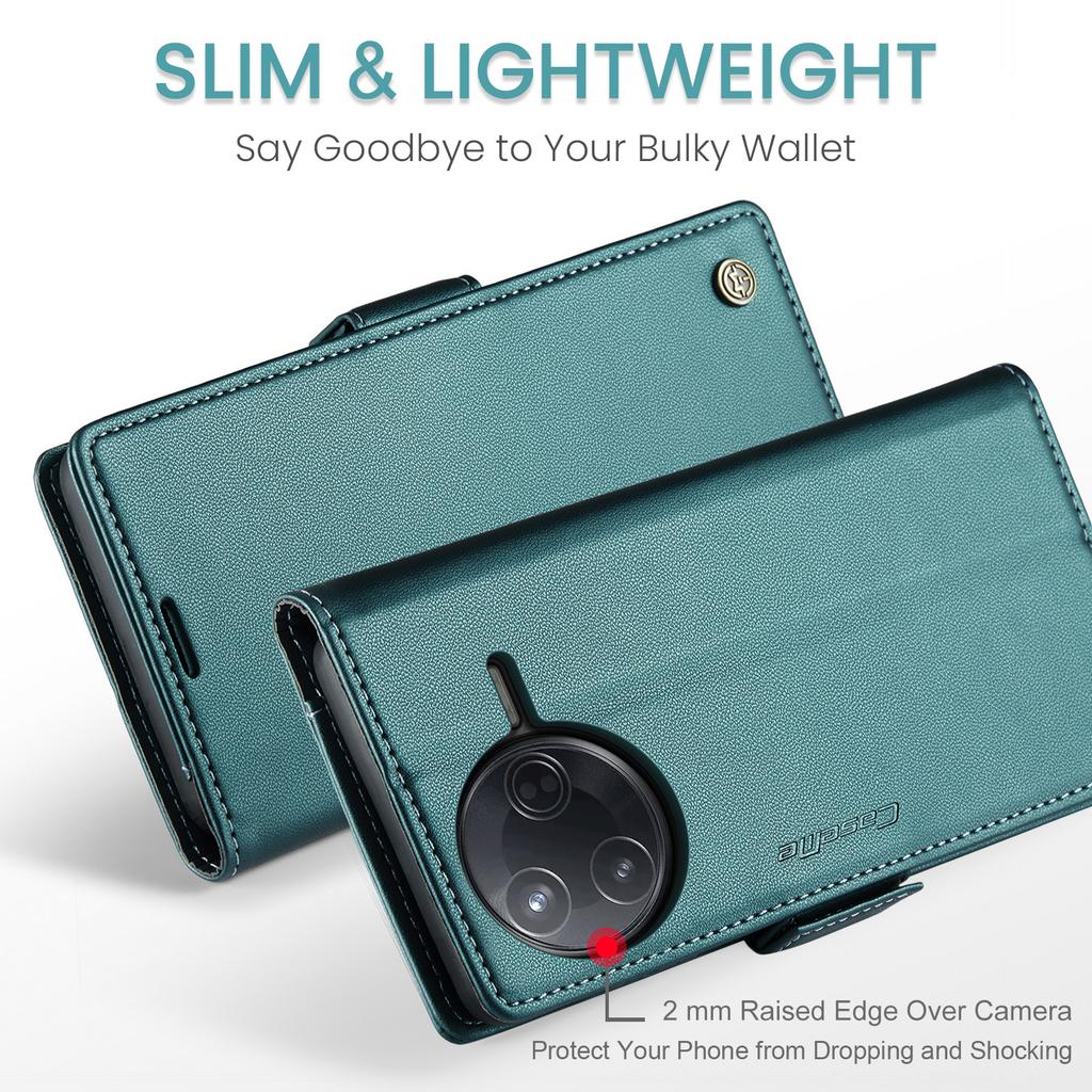 For Xiaomi Poco F7 Ultra 5G/Xiaomi Poco F7 Pro 5G Case CASEME 023 Series RFID Blocking Leather Wallet Stand Phone Cover