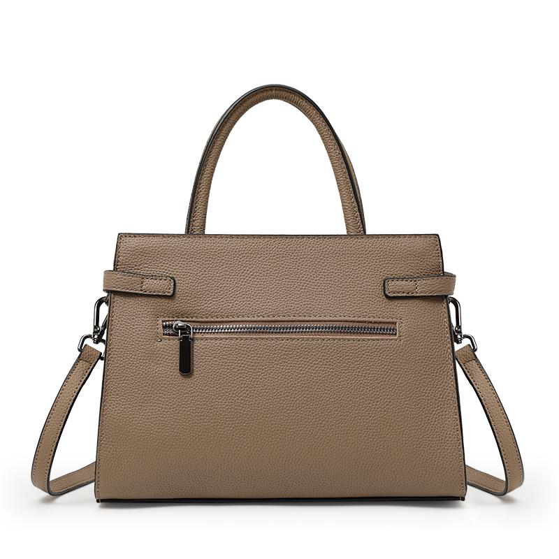 Genuine leather women's bag original first layer cowhide women's hand shoulder simple tote bag occupation