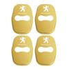 4pcs Car Door Lock Cover Protection Stickers Styling for Peugeot b 301 308 308S 408 508 508L 2008 3008 4008 5008 207CC 308CC
