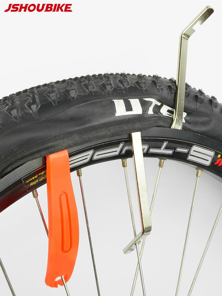 JSHOUBIKE Bicycle Tyre nylon Tire Lever Ultralight Wheel Repair Tool MTB Mountain Bike Road Tire Spoon Cycling Brake Accessories