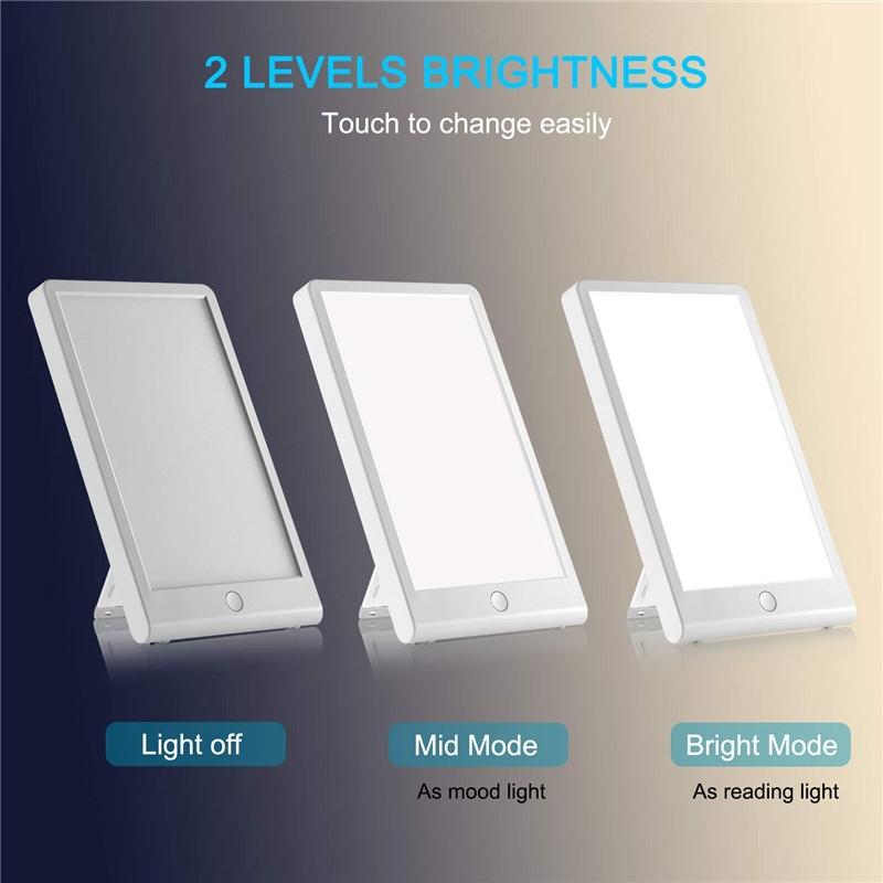 5-10W 10000 Lux Full Spectrum Bright Light White LED Day Light Therapy Energy Lamp