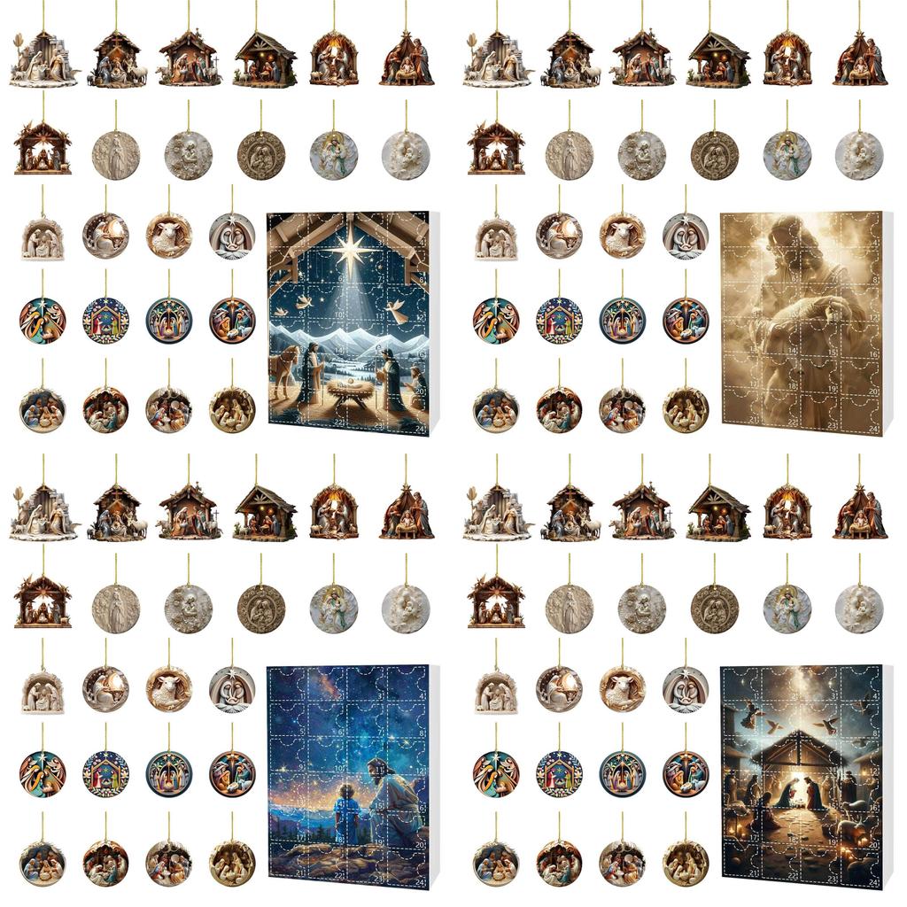 Osterkalender Überraschungsbox Acryl Hängeornament Für Feiertagsgeschenk Dekoration