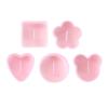 1 Set DIY Japanese Children Rice Ball Mold Food Grade Press Design Cute Bear Blossom Heart Shaped Sushi Mold Kitchen Accessories