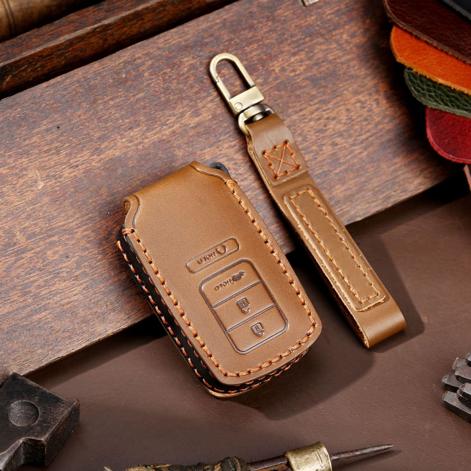 Suitable For Honda Acura Key Case Mdxcdxrdxtlx Handmade High-End Car Key Case