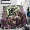 Resident Evil Comfortable Warm Flannel Blanket Print for Picnic Travel Sofa Bed Bedroom Chair Use.-TING