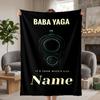 Baba yaga John wick Custom Flannel Blankets Soft Warm Cozy Throws for Home Decor Holiday Gifts