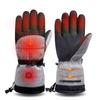 Winter Heated Ski Gloves, Full Finger Waterproof Touch Screen, Motorcycle Outdoor Sports Electric