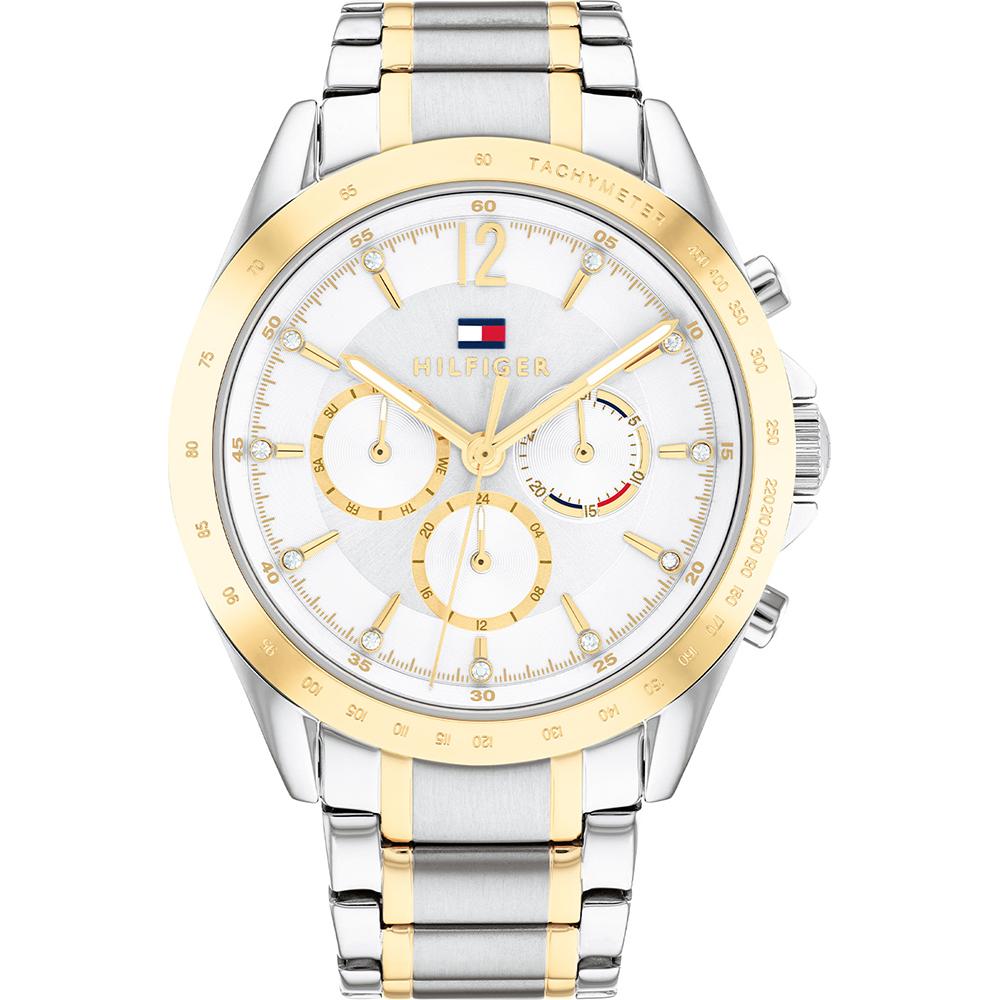 

Tommy Hilfiger Kenzie Silver Dial Bicolor Stainless Steel Men s Quartz Watch 1782555 серебряный